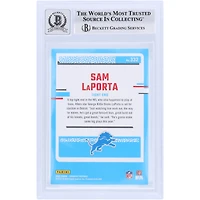 Sam LaPorta Detroit Lions Autographed 2023 Panini Donruss #332 Beckett Fanatics Witnessed Authenticated 10 Rookie Card