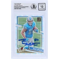 Sam LaPorta Detroit Lions Autographié 2023 Panini Donruss The Rookies #12 Beckett Fanatics Witnessed Authenticated 10 Rookie Card