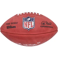 Ballon de football couleur autographié par Sam LaPorta des Detroit Lions Duke