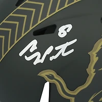 Sam LaPorta Detroit Lions Autographed Riddell 2025 Salute To Service Speed Mini Helmet