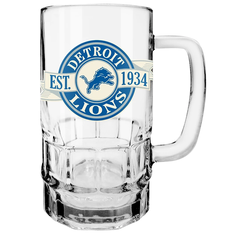 Le Sports Vault Detroit Lions 18 oz. Chope à bière