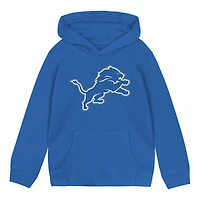 Sweat à capuche bleu avec logo Detroit Lions pour tout-petit