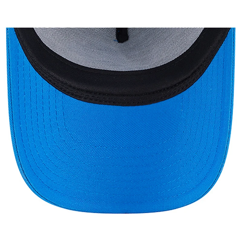 Casquette ajustable New Era bleue Detroit Lions 9FORTY A-Frame Trucker pour tout-petit