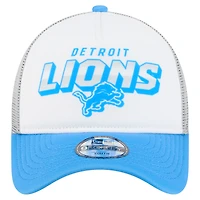 Toddler New Era  White/Blue Detroit Lions  Streak 9FORTY A-Frame Adjustable Hat