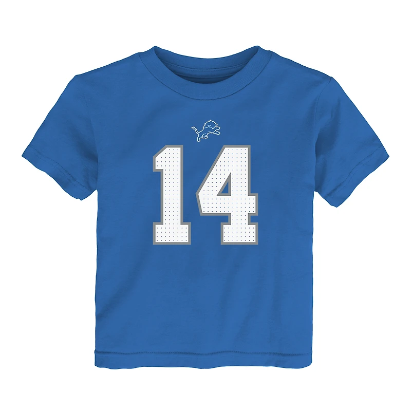 T-shirt Nike Amon-Ra St. pour tout-petit avec nom et numéro de joueur des Lions Detroit marron bleu