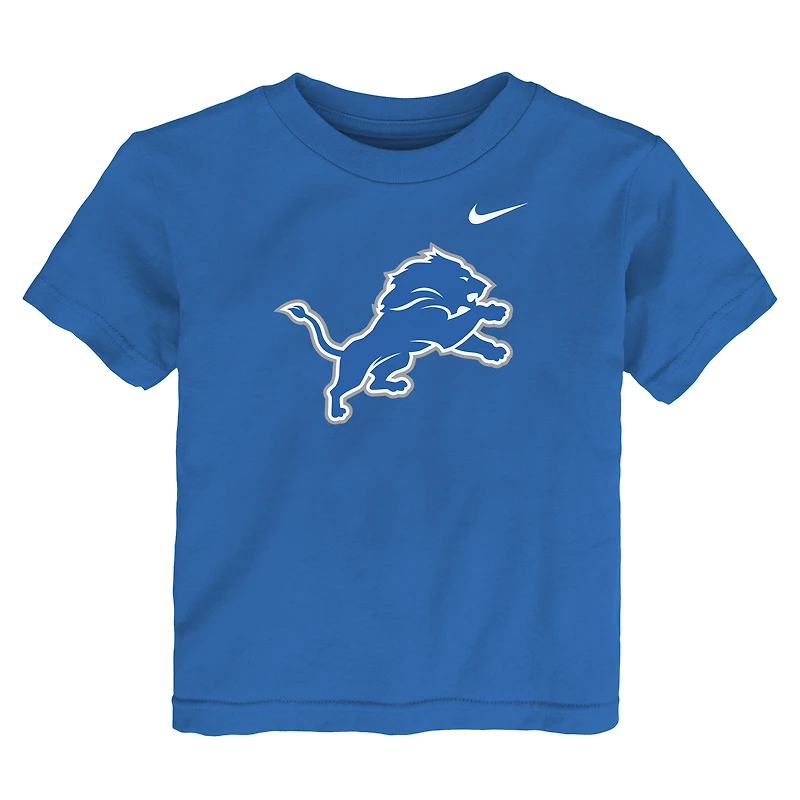 T-shirt bleu Nike pour tout-petit avec logo des Lions de Détroit