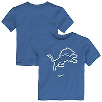 T-shirt Nike bleu Detroit Lions pour enfant avec logo principal Legend Performance
