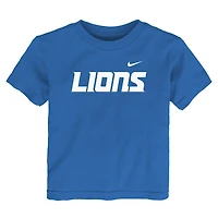T-shirt Nike bleu Detroit Lions pour tout-petit