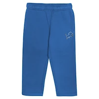 Toddler Outerstuff Blue Detroit Lions Lineman Fleece Hoodie & Pants Set