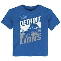 T-shirt bleu « Équipe de travail » des Lions Détroit pour tout-petits Outerstuff