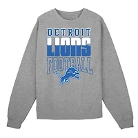 Toddler Outerstuff  Heather Gray Detroit Lions Crewneck Sweatshirt & Pants Set