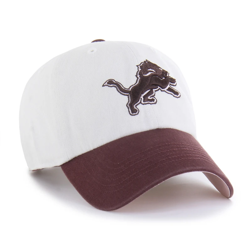 Casquette unisexe ajustable « 47 Stone/Burgundy Detroit Lions Love Letter Clean Up »