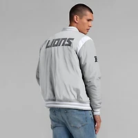 Veste unisexe Fanatics grise Detroit Lions Elements Elite à boutons-pression