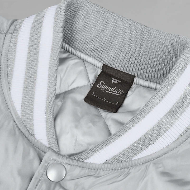 Veste unisexe Fanatics grise Detroit Lions Elements Elite à boutons-pression