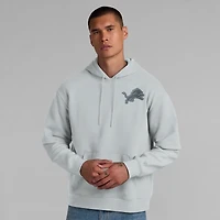 Unisex Fanatics  Gray Detroit Lions Sleek Elements Pullover Hoodie