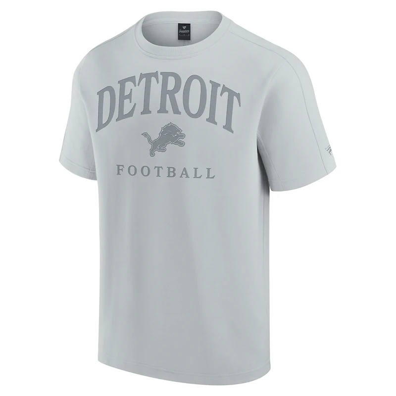 Unisex Fanatics Silver Detroit Lions Elements Flex Tri-Blend T-Shirt