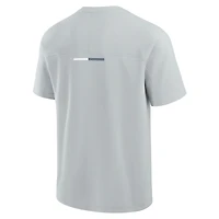 Unisex Fanatics Silver Detroit Lions Elements Flex Tri-Blend T-Shirt