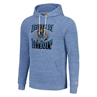 Unisex Homage Blue Detroit Lions Hyperlocal Raglan Pullover Hoodie