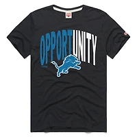 T-shirt unisexe Hommage Charcoal Detroit Lions 2025 Inspire Change Opportunity Tri-Blend