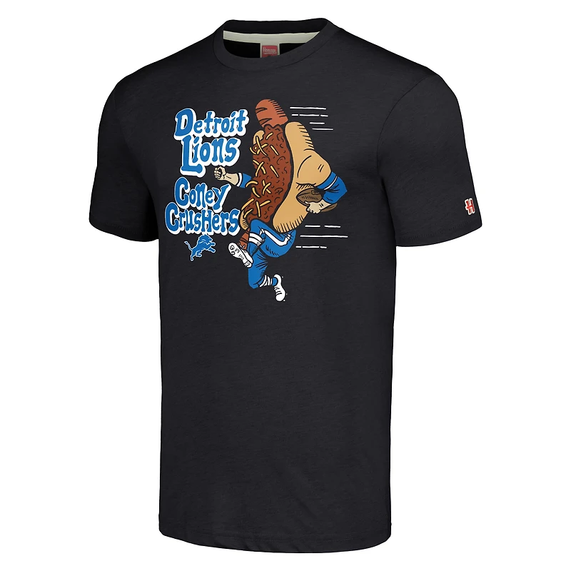 Unisex Homage Charcoal Detroit Lions NFL x Guy Fieri’s Flavortown Tri-Blend T-Shirt