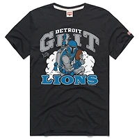 Unisex Homage  Charcoal Detroit Lions Star Wars x NFL Tri-Blend T-Shirt