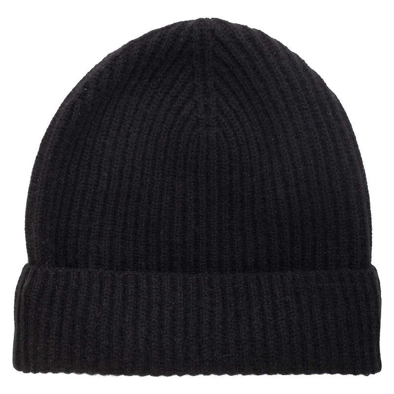 Unisex NAADAM Black Detroit Lions Cashmere Ribbed Cuffed Knit Hat