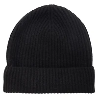 Unisex NAADAM Black Detroit Lions Cashmere Ribbed Cuffed Knit Hat