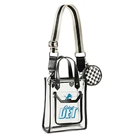 WEAR by Erin Andrews Detroit Lions Clear Stadium Crossbody Purse with Coin Pouch