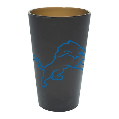 WinCraft Detroit Lions 16oz. Verre à pinte en silicone couleur équipe