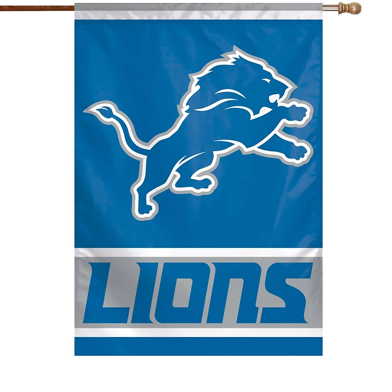 WinCraft Detroit Lions 28 "x 40" Bannière verticale simple face avec logo principal