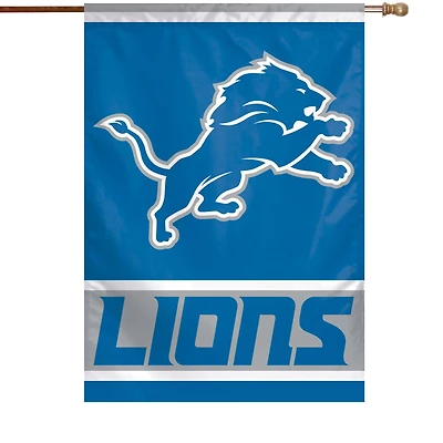 WinCraft Detroit Lions 28 "x 40" Bannière verticale simple face avec logo principal