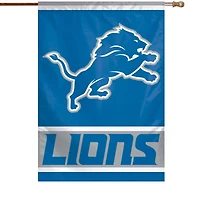WinCraft Detroit Lions 28 "x 40" Bannière verticale simple face avec logo principal