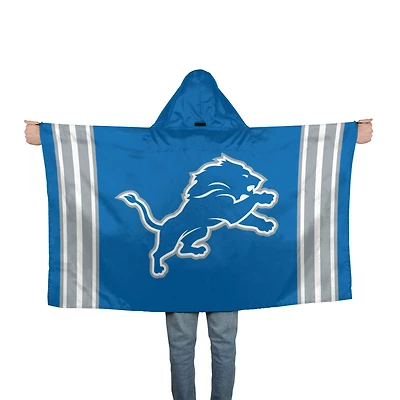 Drapeau à capuche WinCraft Detroit Lions 3' x 5'
