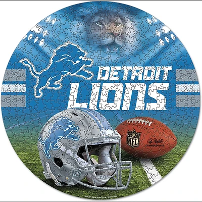 Puzzle rond 500 pièces WinCraft Detroit Lions