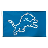 WinCraft Detroit Lions Drapeau de mascotte de luxe à face unique 3 pi x 5 pi