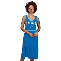 Robe longue G-III 4Her par Carl Banks Royal Detroit Lions Center Field pour femme