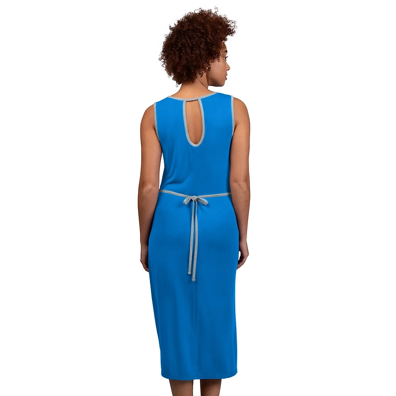 Women's G-III 4Her by Carl Banks Royal Detroit Lions Center Field Maxi Dress