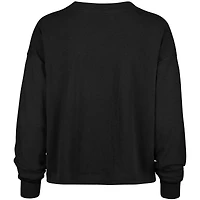 T-shirt court à manches longues noir « 47 Detroit Lions Muse Sydney » pour femme