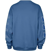Sweat-shirt oversize bleu « 47 » des Lions de Détroit pour femme