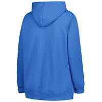 Sweat à capuche Whirlwind Naomi bleu '47 pour femme, grande taille, des Lions de Detroit