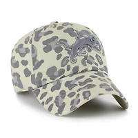 Women's '47  Gray Detroit Lions Bagheera Clean Up Adjustable Hat
