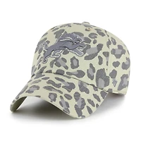Women's '47  Gray Detroit Lions Bagheera Clean Up Adjustable Hat