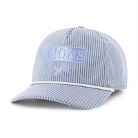 Women's '47  Light Blue Detroit Lions Mellow Corduroy Hitch Adjustable Hat
