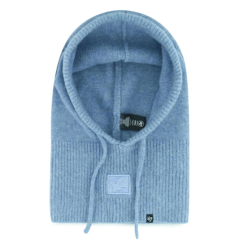 Women's '47  Light Blue Detroit Lions Mellow Knit Snood