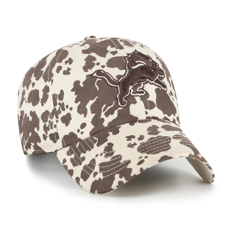 Women's '47  Natural Detroit Lions Bessie Clean Up Adjustable Hat