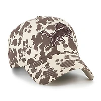 Women's '47  Natural Detroit Lions Bessie Clean Up Adjustable Hat