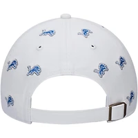 Casquette réglable '47 Detroit Lions Confetti Clean Up blanche pour femme