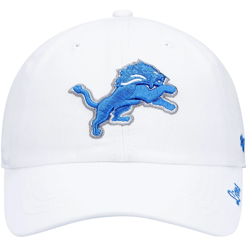 Casquette réglable '47 Detroit Lions Miata Clean Up Logo blanche pour femme