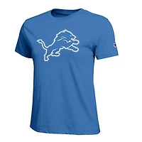 Women's Champion  Blue Detroit Lions Logo T-Shirt