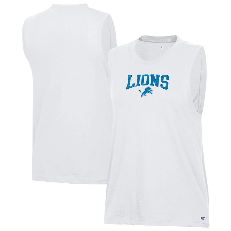 Débardeur blanc Champion Detroit Lions pour femme